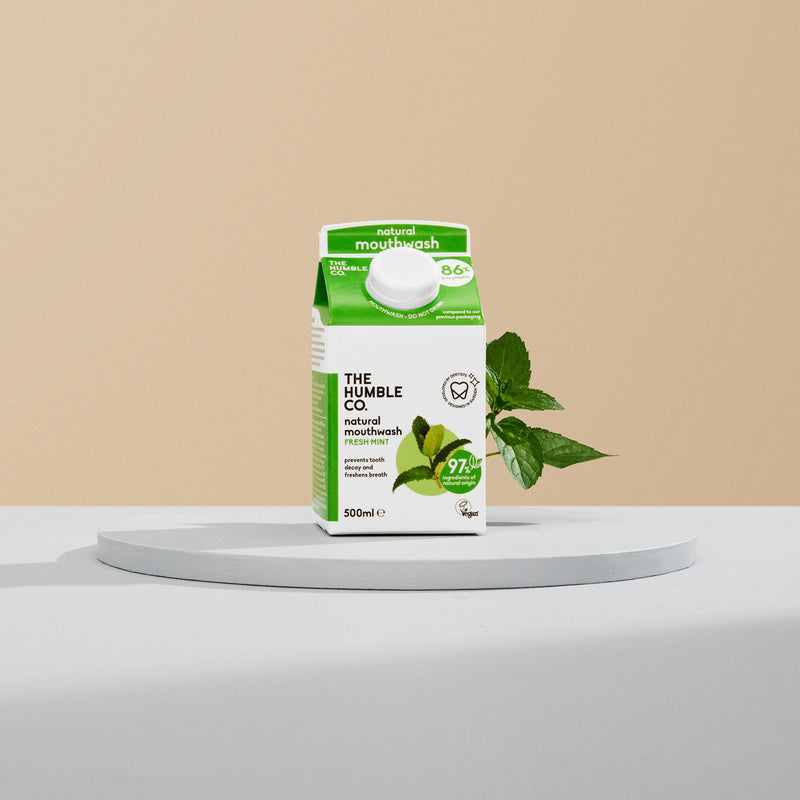 Humble Natural Mouthwash - fresh mint - The Humble Co.