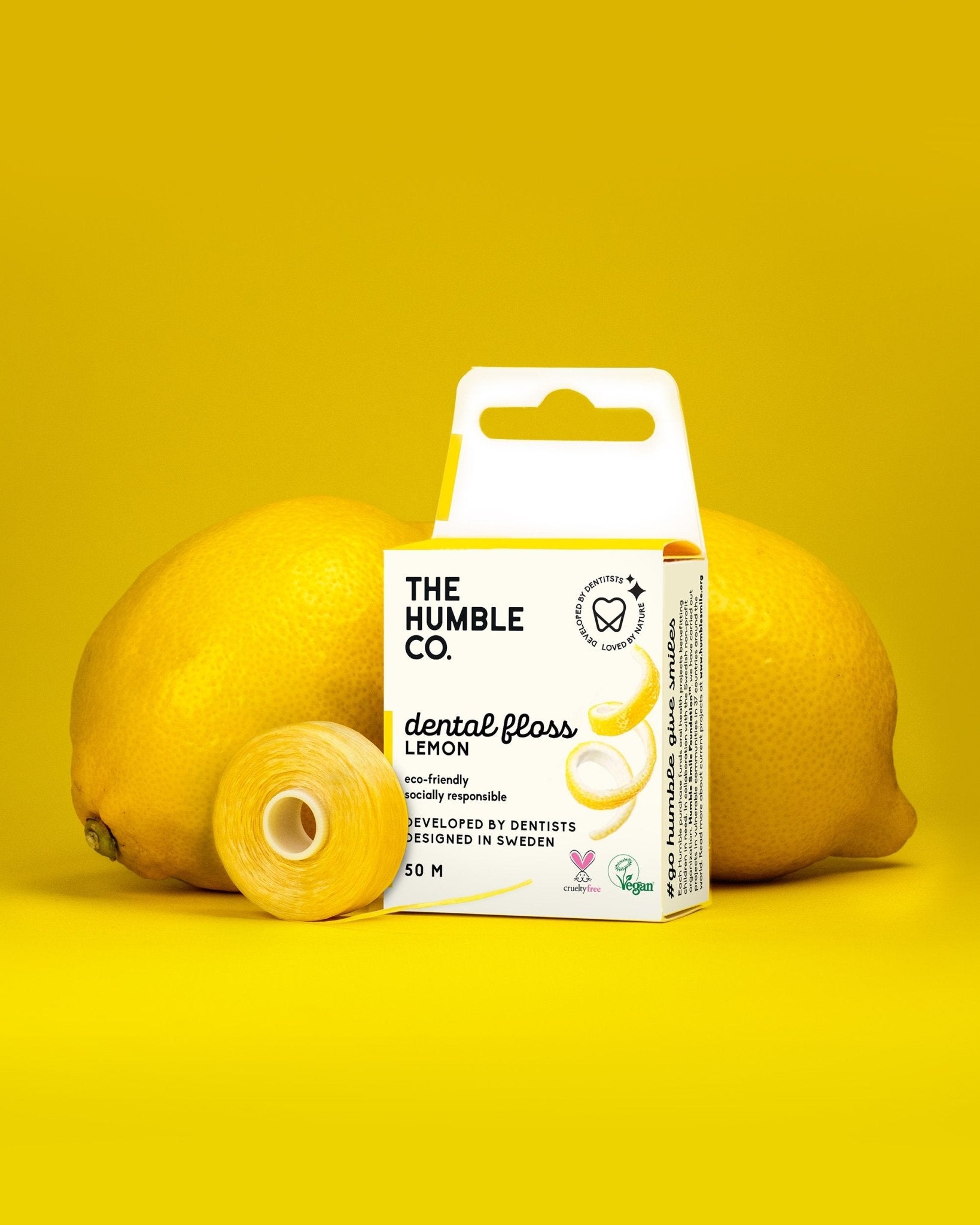 Dental Floss | Lemon 50 m | The Humble Co.